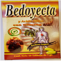 Bedoyecta with folic acid and Ginseng 1G 60 Tabs