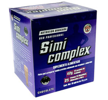 SIMICOMPLEX CHOCOLATE 78G SOB SIMICOMPLEX 10 C / U