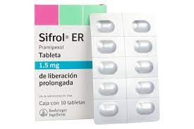 Sifrol ER Extended Release 1.5mg 10 Tabletas, (Mirapex﻿) Pramipexole