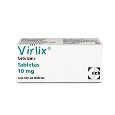 CETIRIZINE (VIRLIX) 10 MG 20 Tabs