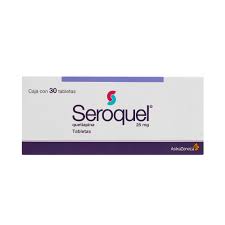 Seroquel 25 Mg 30 Tablets, Quetiapine