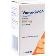 Vancocin-CP 500mg Injectable Solution 1 Amp, Vancomycin